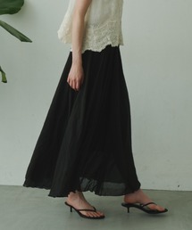 Cotton Airy Flare Circular Skirt / コットンエアリーフレアサーキュラースカート