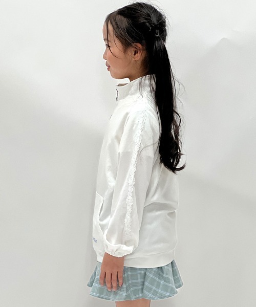 axes femme(アクシーズファム)の「UVカットジップパーカー(パーカー・キッズ・ブラック/ホワイト・MEDIUM/LARGE/X-LARGE)」の4枚目の写真