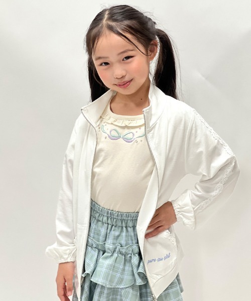 axes femme(アクシーズファム)の「UVカットジップパーカー(パーカー・キッズ・ブラック/ホワイト・MEDIUM/LARGE/X-LARGE)」の8枚目の写真