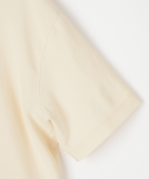 BAYFLOW（ベイフロー）の「キーネックシャツ（ポロシャツ・メンズ・アイボリー/ブラウン・LARGE/MEDIUM）」の14枚目の写真