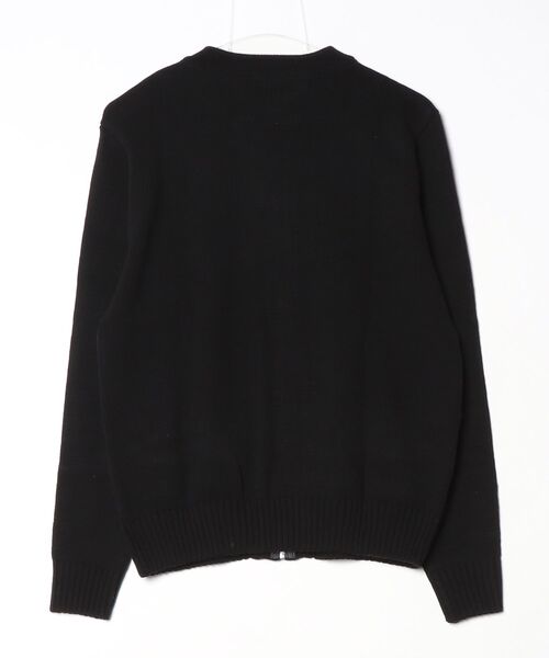 INNOCENT(イノセント)の「【T18】【Edwards/エドワーズ】FULL-ZIP HEAVYWEIGHT ACRYLIC SWEATER(ニット/セーター・メンズ・ブラック・SMALL)」の2枚目の写真