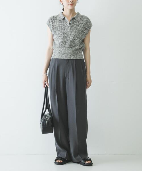 URBAN RESEARCH(アーバンリサーチ)の「ダブルクロスキュプラパンツ(その他パンツ・レディース・チャコールグレー/ブラウン/ネイビー・36/40/38/42)」の15枚目の写真