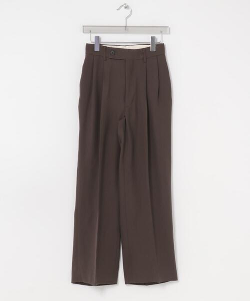 URBAN RESEARCH(アーバンリサーチ)の「ダブルクロスキュプラパンツ(その他パンツ・レディース・チャコールグレー/ブラウン/ネイビー・36/40/38/42)」の11枚目の写真