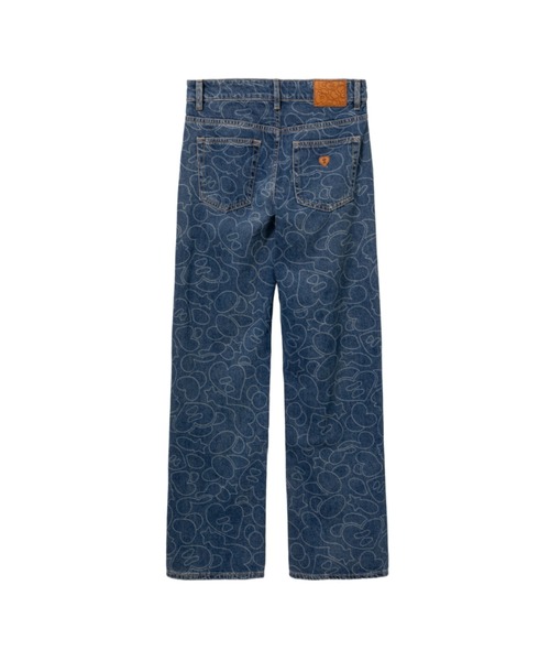 A BATHING APE(アベイシングエイプ)の「CAMO WASHED STRAIGHT CUT JEANS(デニムパンツ・レディース・ライトインディゴブルー/インディゴブルー・X-SMALL/MEDIUM/SMALL)」の3枚目の写真