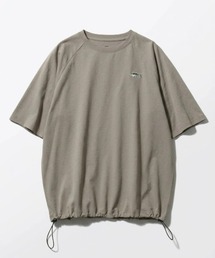2026SS SIERRA DESIGNS/シェラデザイン オーバーサイズ ワンポイント刺繍 ドローコード付Tシャツ