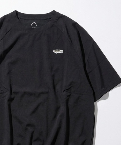 SIERRA DESIGNS(シェラデザイン)の「2026SS SIERRA DESIGNS/シェラデザイン オーバーサイズ ワンポイント刺繍 ドローコード付Tシャツ(Tシャツ/カットソー・メンズ・ブラック/ホワイト/ベージュ・M/LL/L)」の5枚目の写真