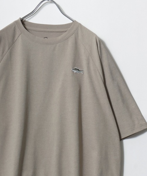 SIERRA DESIGNS(シェラデザイン)の「2026SS SIERRA DESIGNS/シェラデザイン オーバーサイズ ワンポイント刺繍 ドローコード付Tシャツ(Tシャツ/カットソー・メンズ・ブラック/ホワイト/ベージュ・M/LL/L)」の8枚目の写真