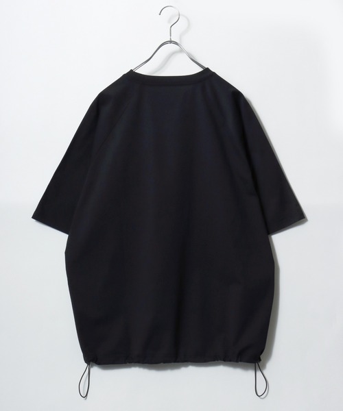 SIERRA DESIGNS(シェラデザイン)の「2026SS SIERRA DESIGNS/シェラデザイン オーバーサイズ ワンポイント刺繍 ドローコード付Tシャツ(Tシャツ/カットソー・メンズ・ブラック/ホワイト/ベージュ・M/LL/L)」の14枚目の写真