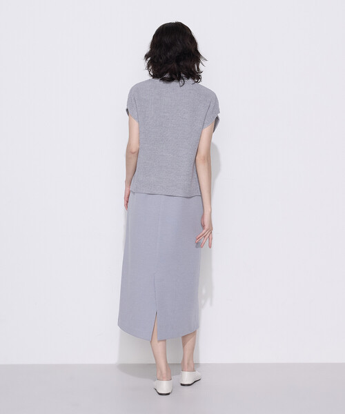 Gabardine K.T(ギャバジンケーティー)の「ケーブルニットベスト付き ワンピース(ワンピース・レディース・ブラック/グレー・9号/7号)」の5枚目の写真