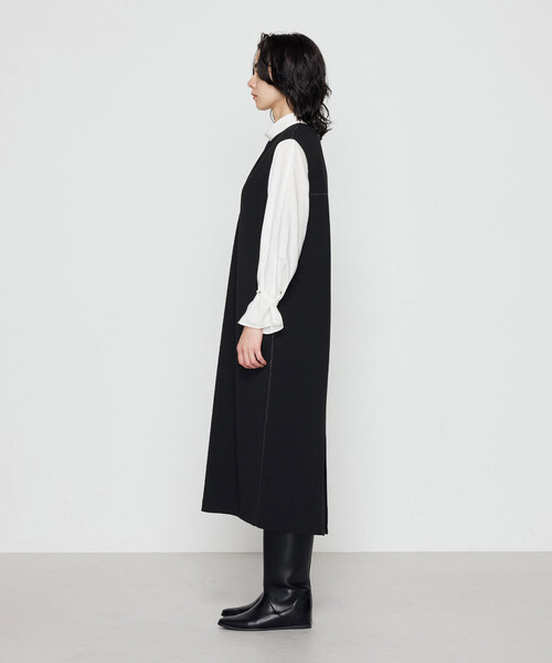 Gabardine K.T(ギャバジンケーティー)の「ケーブルニットベスト付き ワンピース(ワンピース・レディース・ブラック/グレー・9号/7号)」の22枚目の写真