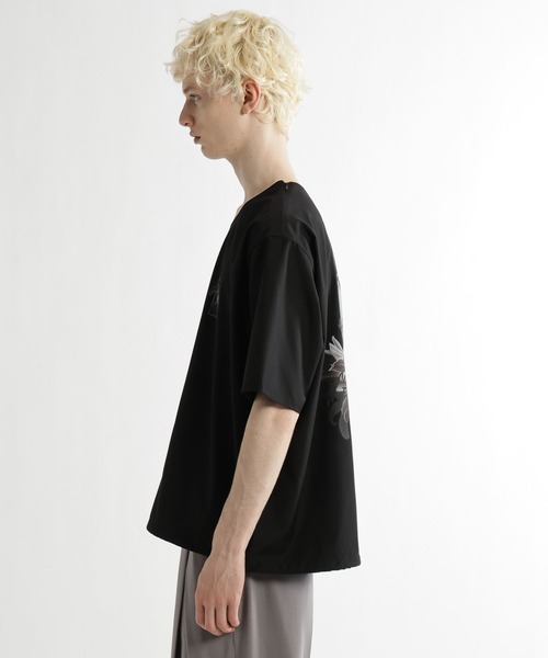 HARE(ハレ)の「フラワーコラージュフハクプルオーバー(HARE)(Tシャツ/カットソー・メンズ・ホワイト/イエロー/ブラック・FREE)」の20枚目の写真