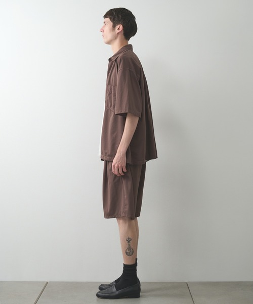 KANEMASA PHIL.(カネマサフィル)の「【KANEMASA PHIL.】36G Nylon Tuck Easy Shorts(その他パンツ・メンズ・ブラウン/ブラック・L/M)」の7枚目の写真
