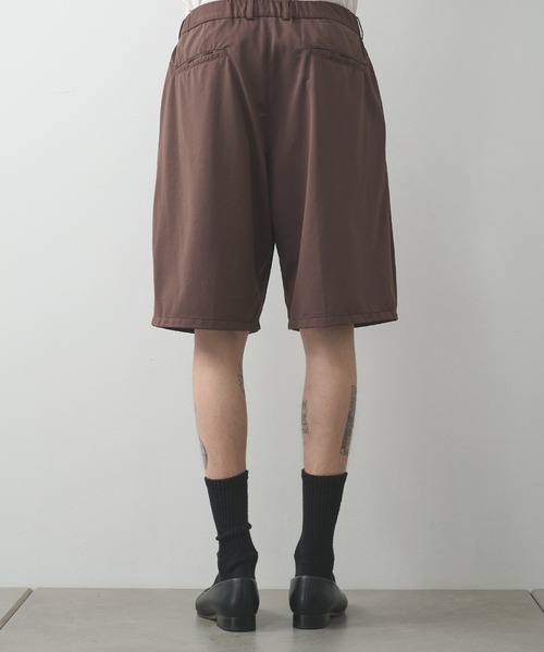 KANEMASA PHIL.(カネマサフィル)の「【KANEMASA PHIL.】36G Nylon Tuck Easy Shorts(その他パンツ・メンズ・ブラウン/ブラック・L/M)」の12枚目の写真