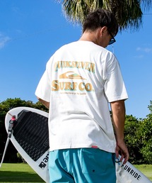 QUIKSILVER メンズ SURF CO ST 半袖Tシャツ バックプリント ルーズフィット【2026年夏モデル】