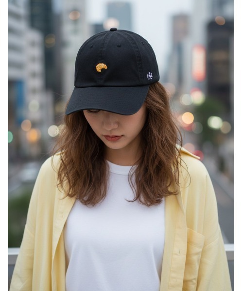 AMERICAN NEEDLE(アメリカンニードル)の「Ballpark Micro Logo - Croissant(キャップ・メンズ・ブラック・ONE SIZE)」の2枚目の写真
