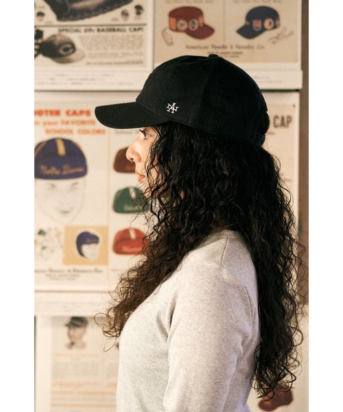 AMERICAN NEEDLE(アメリカンニードル)の「Ballpark Micro Logo - Croissant(キャップ・メンズ・ブラック・ONE SIZE)」の9枚目の写真