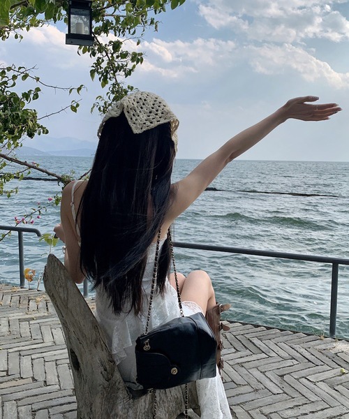 HALEY PESCA（ヘーリーペスカ）の「HALEY PESCA/レースティアード アシンメトリーキャミワンピース（ワンピース・レディース・ホワイト・MEDIUM/SMALL）」の10枚目の写真