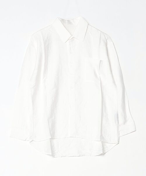 gossip!ロサンゼルス(ゴシップロサンゼルス)の「YUGA ルーズシルエット ハイローヘムシャツ(シャツ/ブラウス・レディース・オフホワイト・XL/L/M)」の3枚目の写真