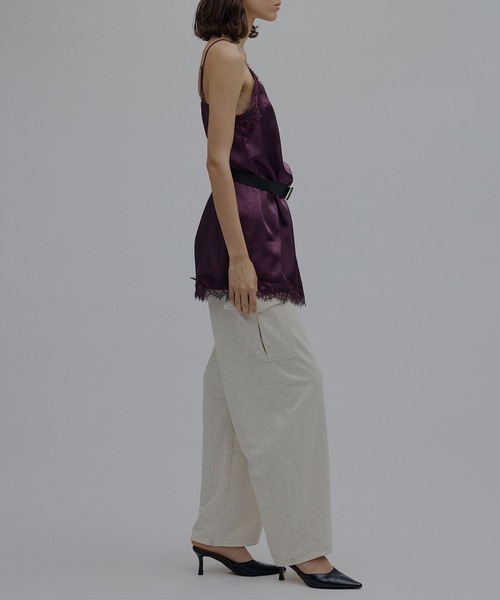 Ameri(アメリ)の「MINIMAL MILITARY SWEAT PANTS(スウェットパンツ・レディース・オートミール/ピンク/ブラウン・MEDIUM/SMALL)」の22枚目の写真