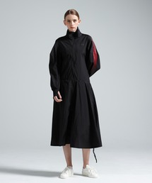 Y-3 GRADIENT 3 STRIPES NYLON TRACK DRESS