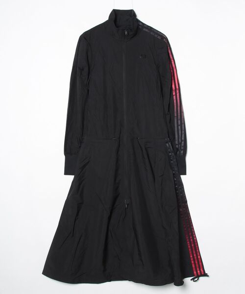 Y-3（ワイスリー）の「Y-3 GRADIENT 3 STRIPES NYLON TRACK DRESS（ワンピース・レディース・ブラック・SMALL/MEDIUM/X-SMALL/XX-SMALL）」の4枚目の写真