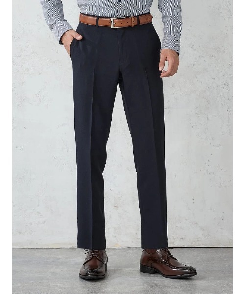 Perfect Suit FActory(パーフェクトスーツファクトリー)の「冷感ビズパンツ 無地《一部WEB限定カラー》(スラックス・メンズ・ブラウン/ベージュ/ブラック/ライトグレー/チャコールグレー/ブルー/カーキ/グレー/ネイビー・76/79/82/85/88)」の8枚目の写真