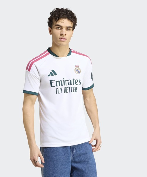 adidas(アディダス)の「レアル・マドリード 26/27 ホーム レプリカ ユニフォーム / アディダス adidas(Tシャツ/カットソー・メンズ・ホワイト・XX-LARGE/MEDIUM/X-LARGE/LARGE/XXX-LARGE/SMALL)」の1枚目の写真