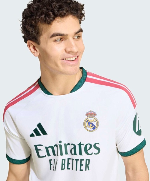 adidas(アディダス)の「レアル・マドリード 26/27 ホーム レプリカ ユニフォーム / アディダス adidas(Tシャツ/カットソー・メンズ・ホワイト・XX-LARGE/MEDIUM/X-LARGE/LARGE/XXX-LARGE/SMALL)」の3枚目の写真