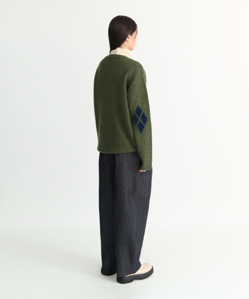 NONBLANK(ノンブランク)の「アーガイルパターンニット_ARBORIST GREEN(ニット/セーター・メンズ・グリーン・MEDIUM/LARGE/X-LARGE)」の10枚目の写真