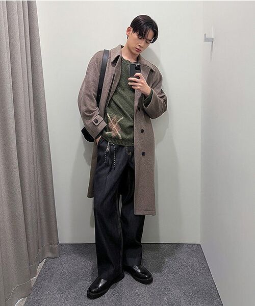 NONBLANK(ノンブランク)の「アーガイルパターンニット_ARBORIST GREEN(ニット/セーター・メンズ・グリーン・MEDIUM/LARGE/X-LARGE)」の11枚目の写真