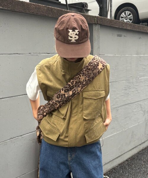 CIAOPANIC TYPY(チャオパニックティピー)の「テンセルナイロンミリタリーベスト(ベスト・レディース・ブラック/カーキ・MEDIUM/LARGE)」の16枚目の写真