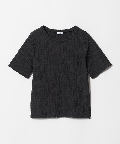 A DAY IN THE LIFE UNITED ARROWS(アデイインザライフユナイテッドアローズ)の「ポコポコ コンパクトTシャツ <A DAY IN THE LIFE>(Tシャツ/カットソー・レディース・オレンジ/オフホワイト/ダークグレー・FREE)」の1枚目の写真