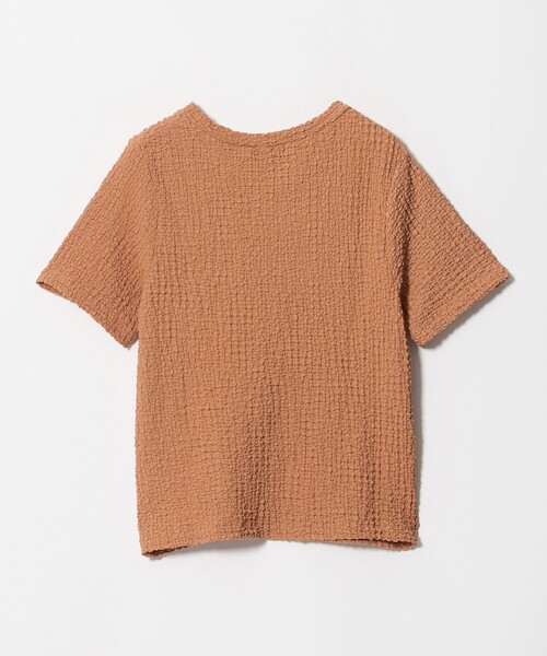 A DAY IN THE LIFE UNITED ARROWS(アデイインザライフユナイテッドアローズ)の「ポコポコ コンパクトTシャツ <A DAY IN THE LIFE>(Tシャツ/カットソー・レディース・オレンジ/オフホワイト/ダークグレー・FREE)」の9枚目の写真