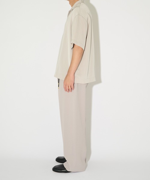 CULLNI(クルニ)の「【CULLNI/クルニ】別注 Open Collar Short Sleeve Shirt / オープンカラーショートスリーブシャツ(シャツ/ブラウス・メンズ・ブラウン/クリーム/グレー・1/2)」の5枚目の写真