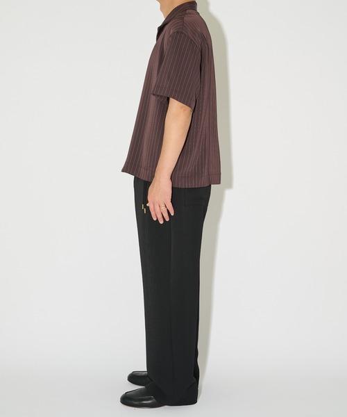 CULLNI(クルニ)の「【CULLNI/クルニ】別注 Open Collar Short Sleeve Shirt / オープンカラーショートスリーブシャツ(シャツ/ブラウス・メンズ・ブラウン/クリーム/グレー・1/2)」の22枚目の写真