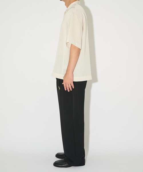CULLNI(クルニ)の「【CULLNI/クルニ】別注 Open Collar Short Sleeve Shirt / オープンカラーショートスリーブシャツ(シャツ/ブラウス・メンズ・ブラウン/クリーム/グレー・1/2)」の17枚目の写真