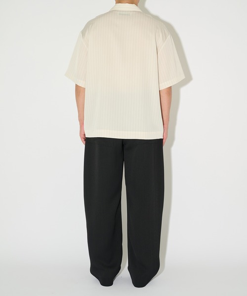 CULLNI(クルニ)の「【CULLNI/クルニ】別注 Open Collar Short Sleeve Shirt / オープンカラーショートスリーブシャツ(シャツ/ブラウス・メンズ・ブラウン/クリーム/グレー・1/2)」の18枚目の写真