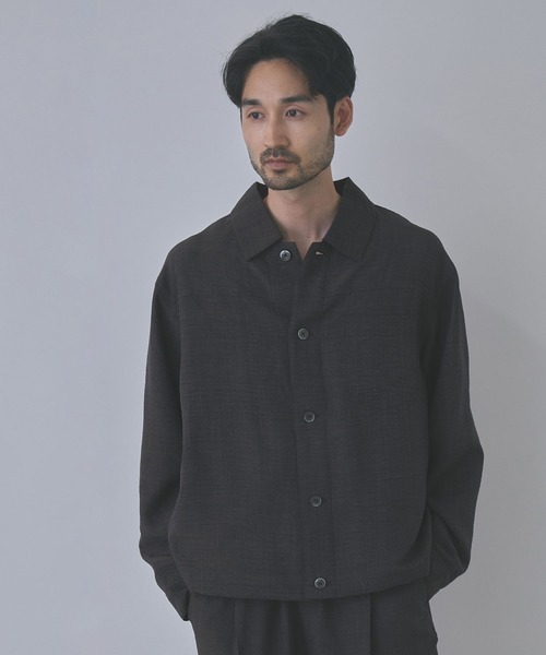 URBAN COLLECTION(アーバンコレクション)の「【URBAN COLLECTION/アーバンコレクション】UVカット ライトプリペラショートブルゾン(ブルゾン・メンズ・ブラウン/ベージュ/チャコールグレー・S/L/M/XL)」の1枚目の写真