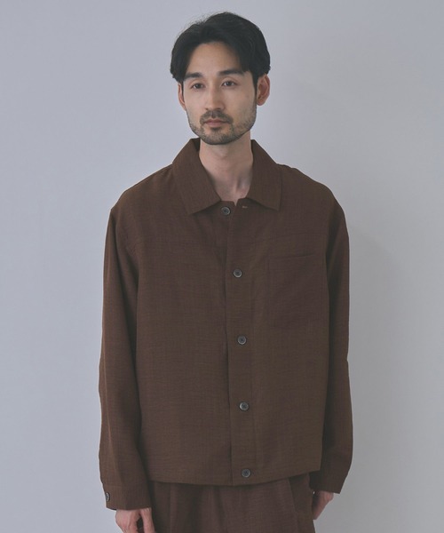 URBAN COLLECTION(アーバンコレクション)の「【URBAN COLLECTION/アーバンコレクション】UVカット ライトプリペラショートブルゾン(ブルゾン・メンズ・ブラウン/ベージュ/チャコールグレー・S/L/M/XL)」の4枚目の写真