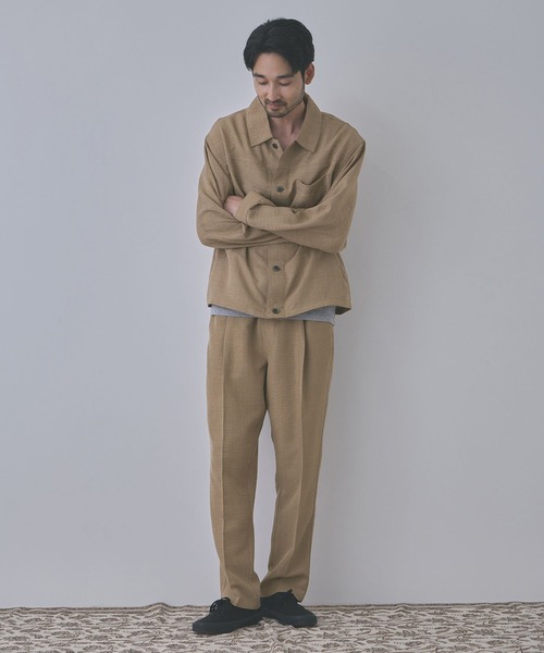 URBAN COLLECTION(アーバンコレクション)の「【URBAN COLLECTION/アーバンコレクション】UVカット ライトプリペラショートブルゾン(ブルゾン・メンズ・ブラウン/ベージュ/チャコールグレー・S/L/M/XL)」の15枚目の写真