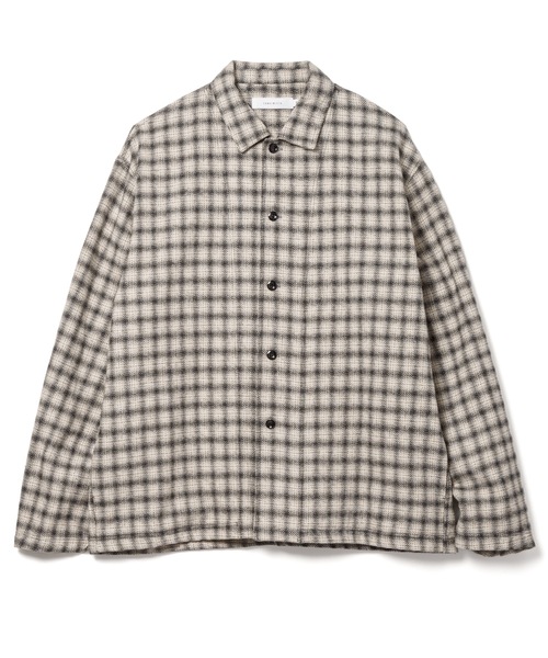 Sandinista(サンディニスタ)の「Cotton Tweed Check Shirt Jacket / コットンツイードチェックシャツジャケット(その他アウター・メンズ・ホワイト系その他/ブラウン系その他/グレー系その他・SMALL/LARGE/MEDIUM)」の1枚目の写真