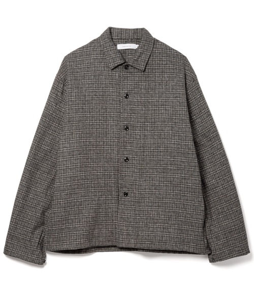 Sandinista(サンディニスタ)の「Cotton Tweed Check Shirt Jacket / コットンツイードチェックシャツジャケット(その他アウター・メンズ・ホワイト系その他/ブラウン系その他/グレー系その他・SMALL/LARGE/MEDIUM)」の2枚目の写真