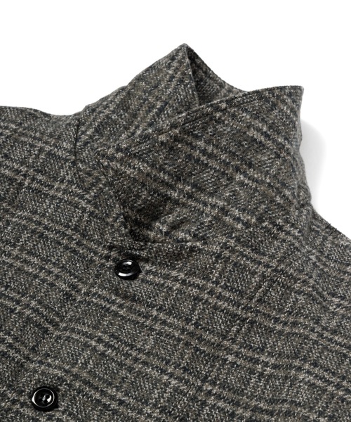 Sandinista(サンディニスタ)の「Cotton Tweed Check Shirt Jacket / コットンツイードチェックシャツジャケット(その他アウター・メンズ・ホワイト系その他/ブラウン系その他/グレー系その他・SMALL/LARGE/MEDIUM)」の6枚目の写真