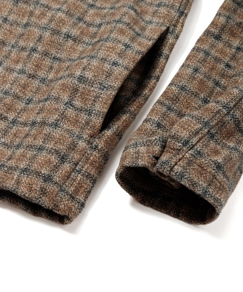 Sandinista(サンディニスタ)の「Cotton Tweed Check Shirt Jacket / コットンツイードチェックシャツジャケット(その他アウター・メンズ・ホワイト系その他/ブラウン系その他/グレー系その他・SMALL/LARGE/MEDIUM)」の9枚目の写真