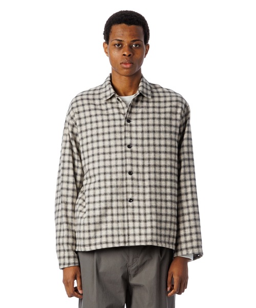 Sandinista(サンディニスタ)の「Cotton Tweed Check Shirt Jacket / コットンツイードチェックシャツジャケット(その他アウター・メンズ・ホワイト系その他/ブラウン系その他/グレー系その他・SMALL/LARGE/MEDIUM)」の12枚目の写真