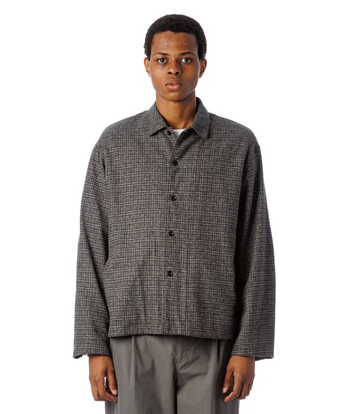 Sandinista(サンディニスタ)の「Cotton Tweed Check Shirt Jacket / コットンツイードチェックシャツジャケット(その他アウター・メンズ・ホワイト系その他/ブラウン系その他/グレー系その他・SMALL/LARGE/MEDIUM)」の10枚目の写真