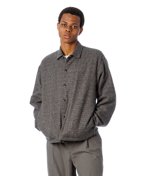 Sandinista(サンディニスタ)の「Cotton Tweed Check Shirt Jacket / コットンツイードチェックシャツジャケット(その他アウター・メンズ・ホワイト系その他/ブラウン系その他/グレー系その他・SMALL/LARGE/MEDIUM)」の21枚目の写真