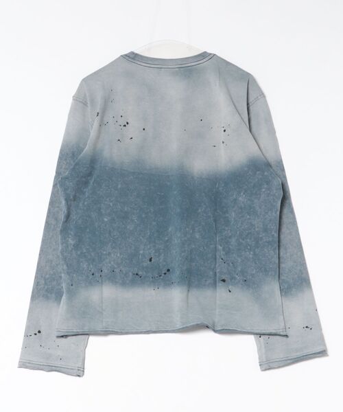 Desigual（デシグアル）の「ウォッシュ加工 グラフィック 長袖Tシャツ【2026-2027年秋冬新作】（Tシャツ/カットソー・メンズ・ブルー・S/M/L）」の6枚目の写真