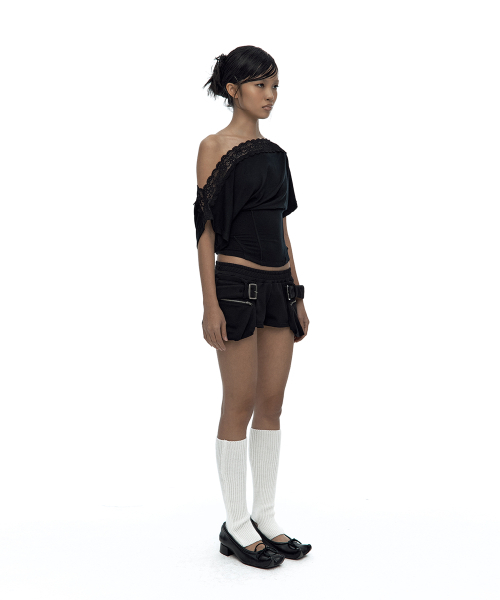 KASHIKO(カシコ)の「Belted Pocket Shorts Black(その他パンツ・レディース・その他・SMALL/MEDIUM)」の6枚目の写真