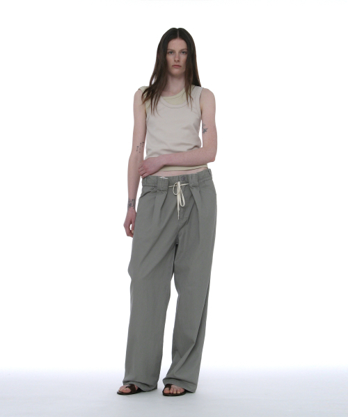 PARTIMENTO WOMEN(パルティメントウィメン)の「オーバーレイスリーブレス_エクリュ(Tシャツ/カットソー・レディース・その他・SMALL/MEDIUM)」の5枚目の写真